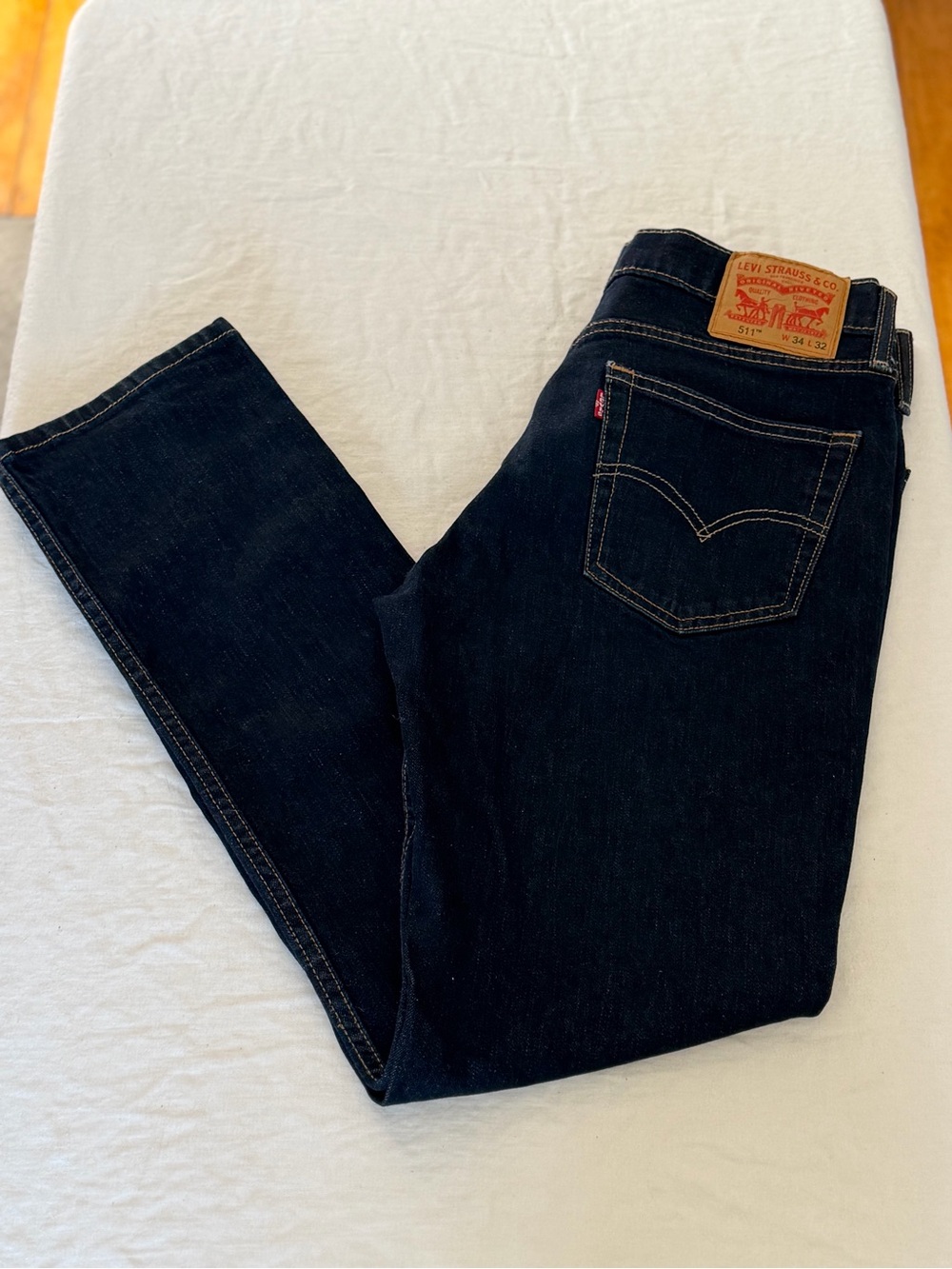 Men’s Levi’s 511 Dark Wash Slim Fit Jeans Size 34/32